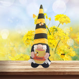 Bee and Honey Themed Gnomes, Plush Bumblebee Home Decor from OrnamentallyYou