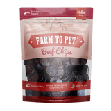 Beef Chips Dog Treats | Single-Ingredient Healthy Treats for Dogs from Farm To Pet