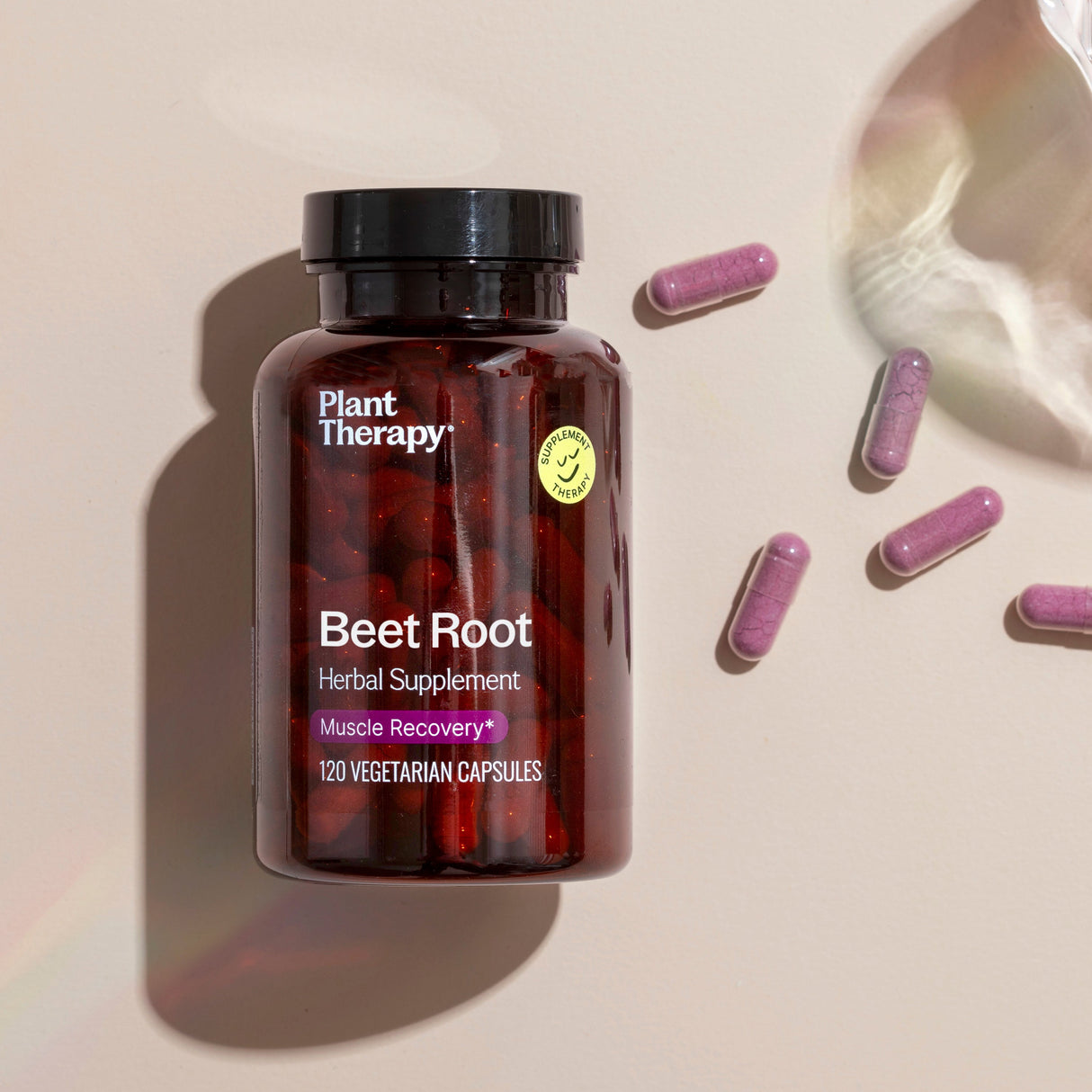 Beet Root Herbal Supplement - 120 Capsules from Plant Therapy