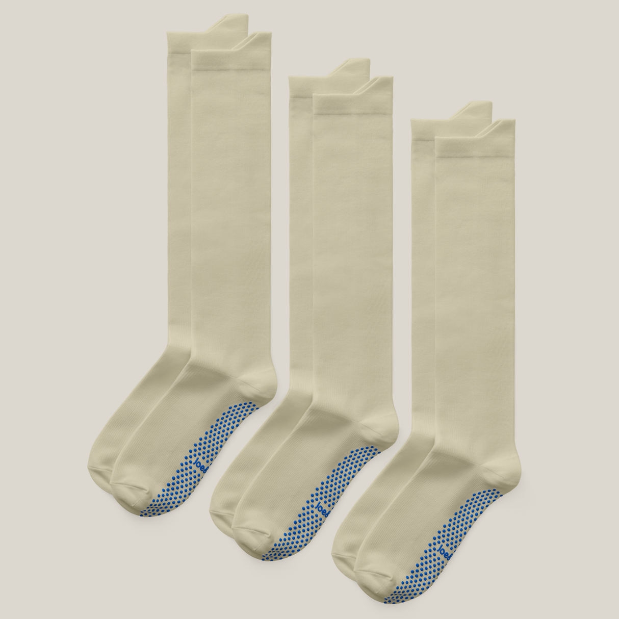 Big-Grip No-Slip Compression Socks: 3-Pack from Joe & Bella