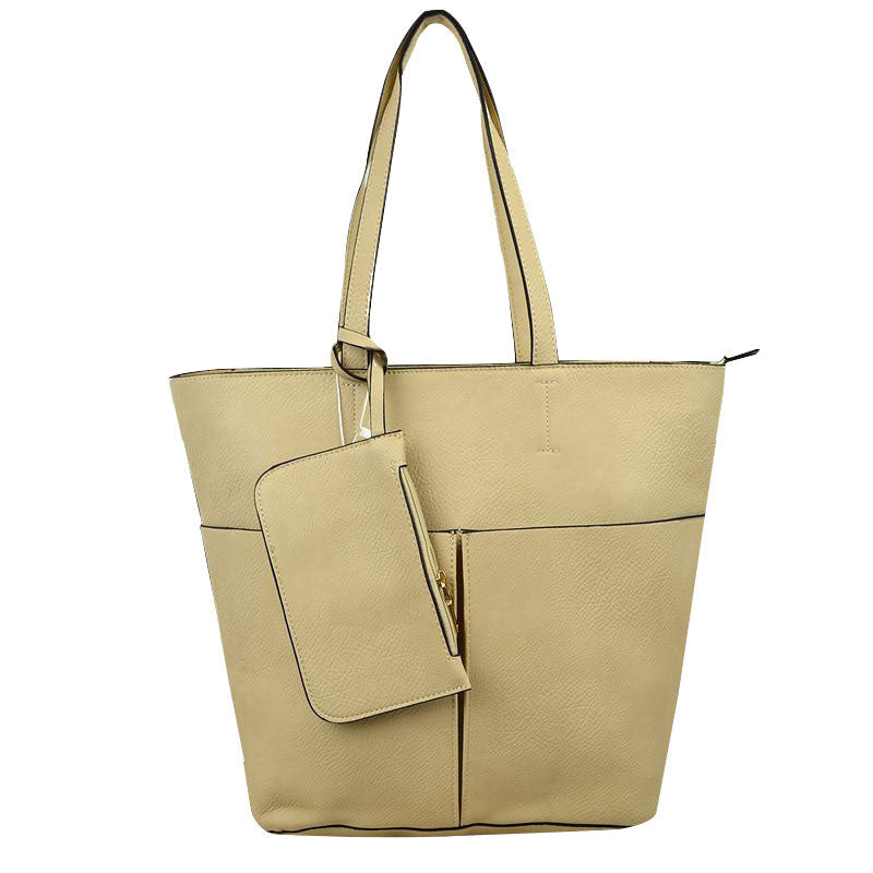 3 In 1 Large Soft Faux Leather Womens Tote Handbags  from Madeline Love