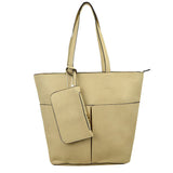 3 In 1 Large Soft Faux Leather Womens Tote Handbags  from Madeline Love