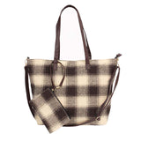 Buffalo Check Weekend Tote Bag  from Madeline Love