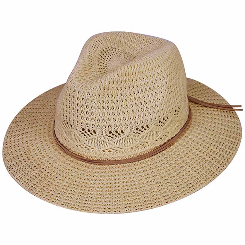 C.C Cotton Knitted Panama Hat from Madeline Love