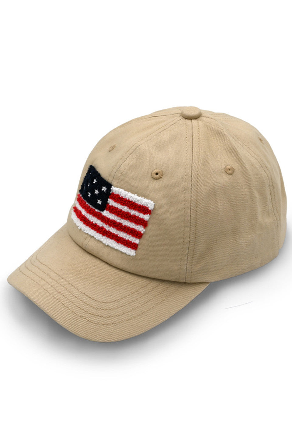 C.C American Flag Chenille Patch Baseball Cap from Madeline Love
