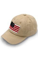 C.C American Flag Chenille Patch Baseball Cap from Madeline Love