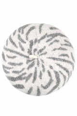 C.C Zebra Wool Beret Beanie from Madeline Love