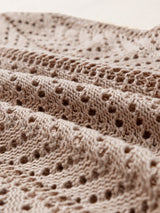 Beige Knitted Tank Top From MsDressly