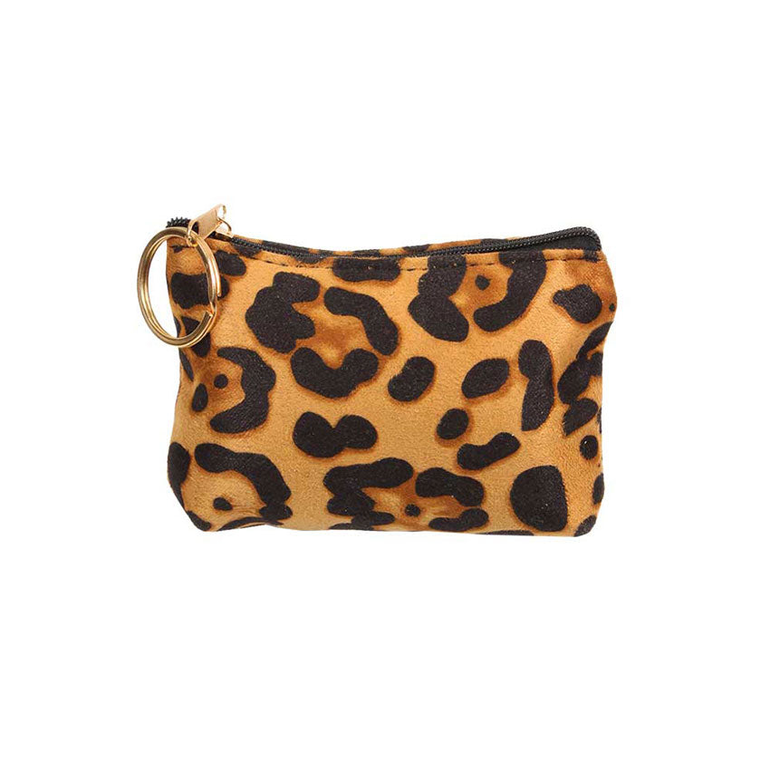 Leopard Print Coin Card Purse  from Madeline Love