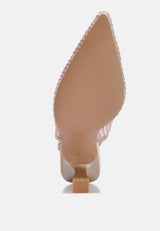 Siev Rhinestone Slingback Mules from London Rag International