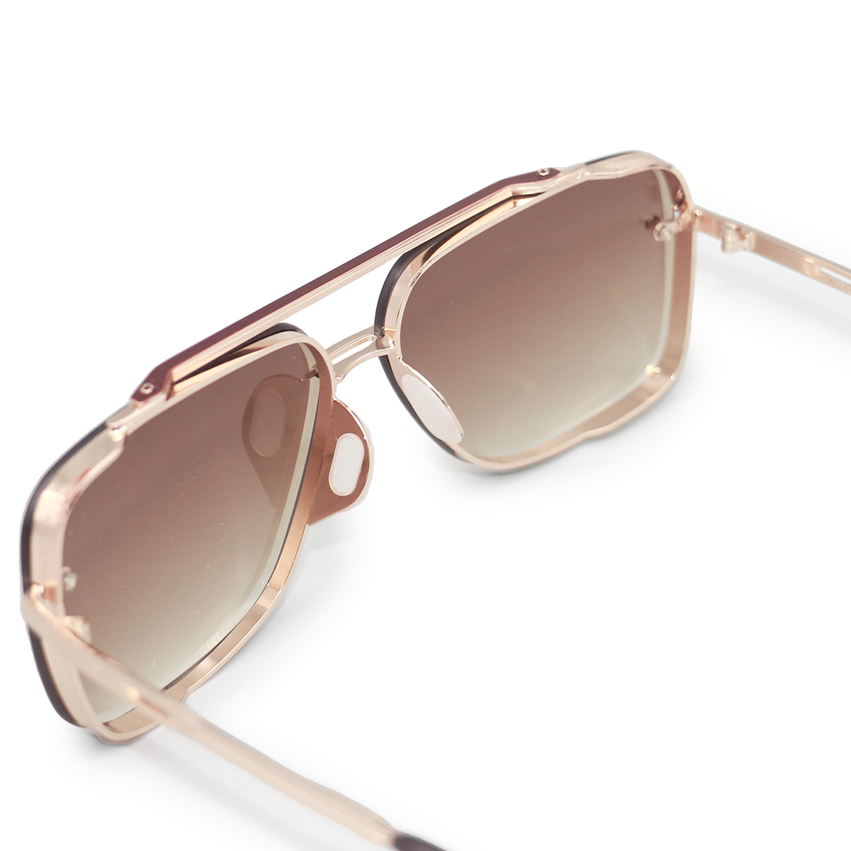 Bella Coffee - Tangle Free Aviator Sunglasses from Topfoxx