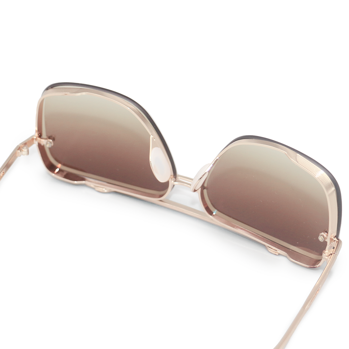 Bella Coffee - Tangle Free Aviator Sunglasses from Topfoxx