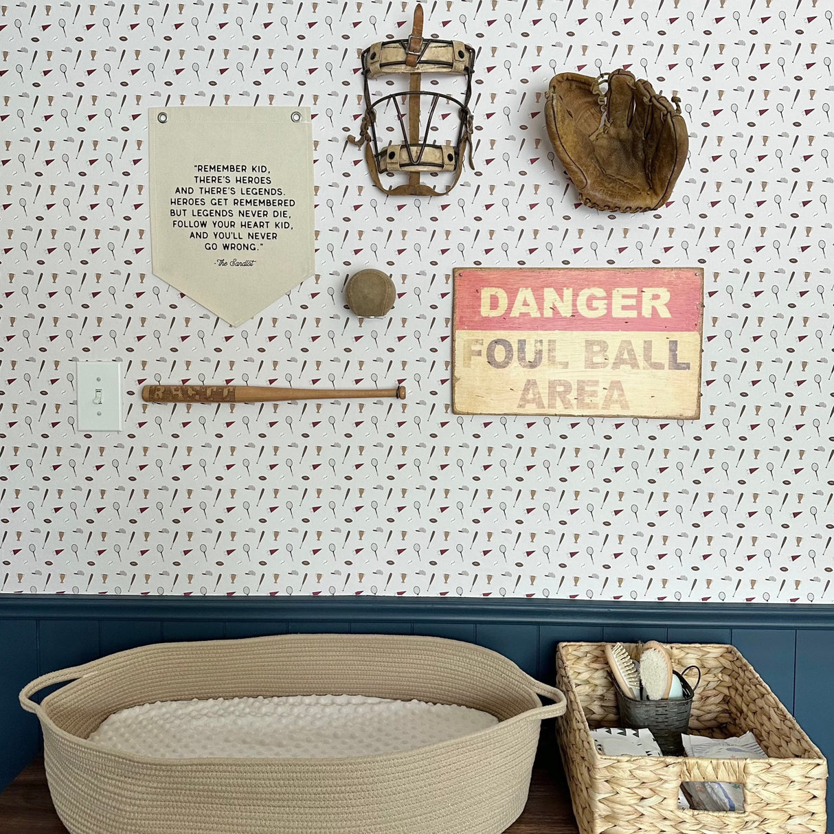 Benny Wallpaper by Lauren Blair Hersey from Loomwell Home Goods