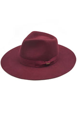 C.C Wool Felt Detailed Panama Hat Ribbon Band Trim from Madeline Love