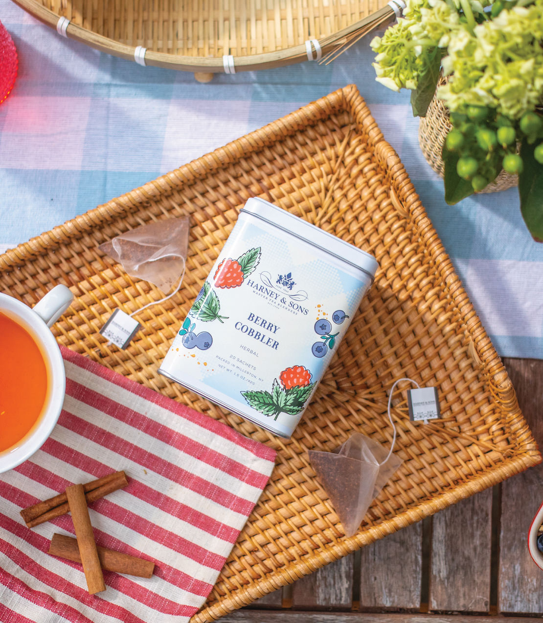 Berry Cobbler, Tin of 20 Sachets from Harney & Sons Fine Teas
