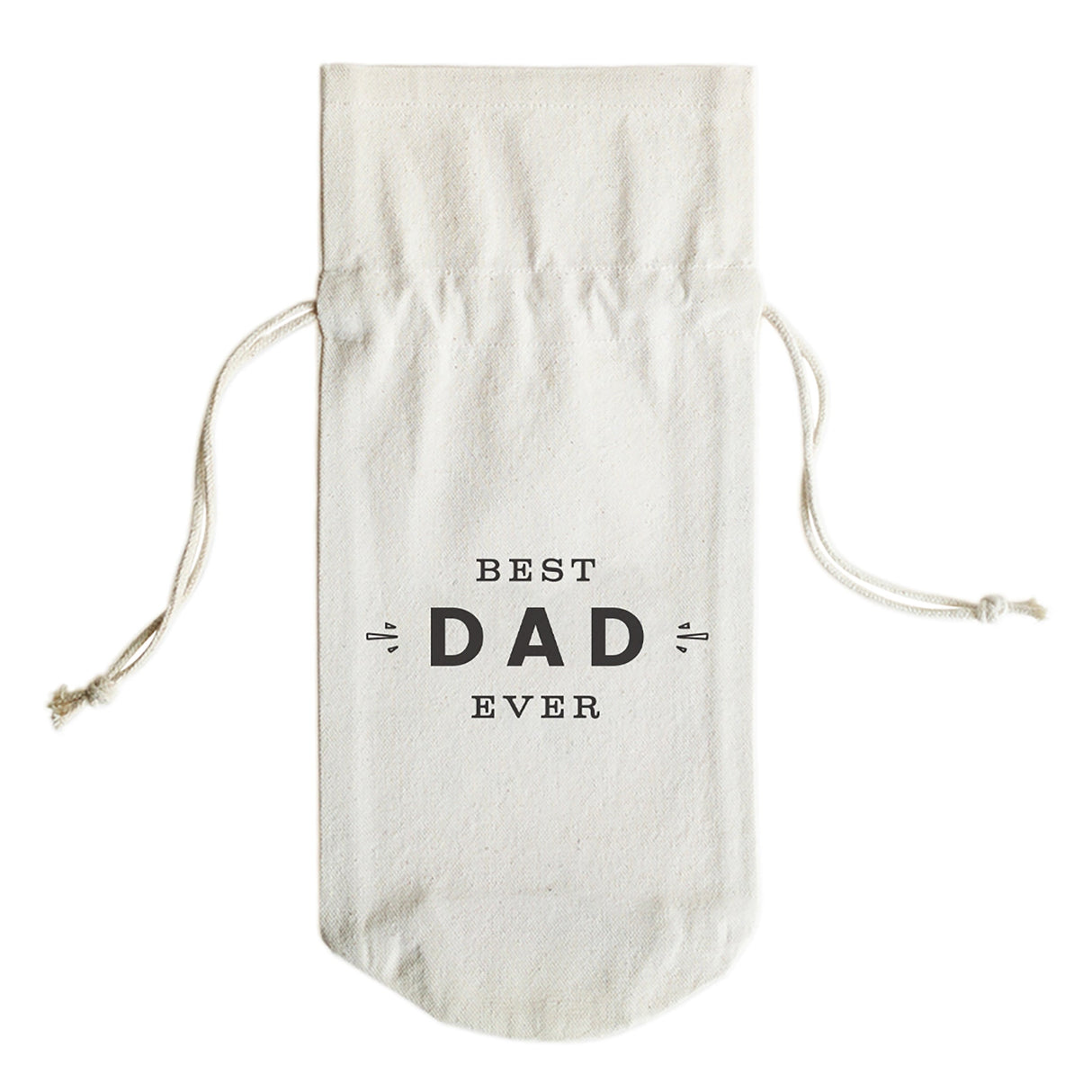 Best Dad Ever Cotton Canvas Wine Bag from The Cotton & Canvas Co.