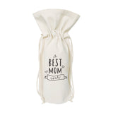 Best Mom Ever Cotton Canvas Wine Bag from The Cotton & Canvas Co.