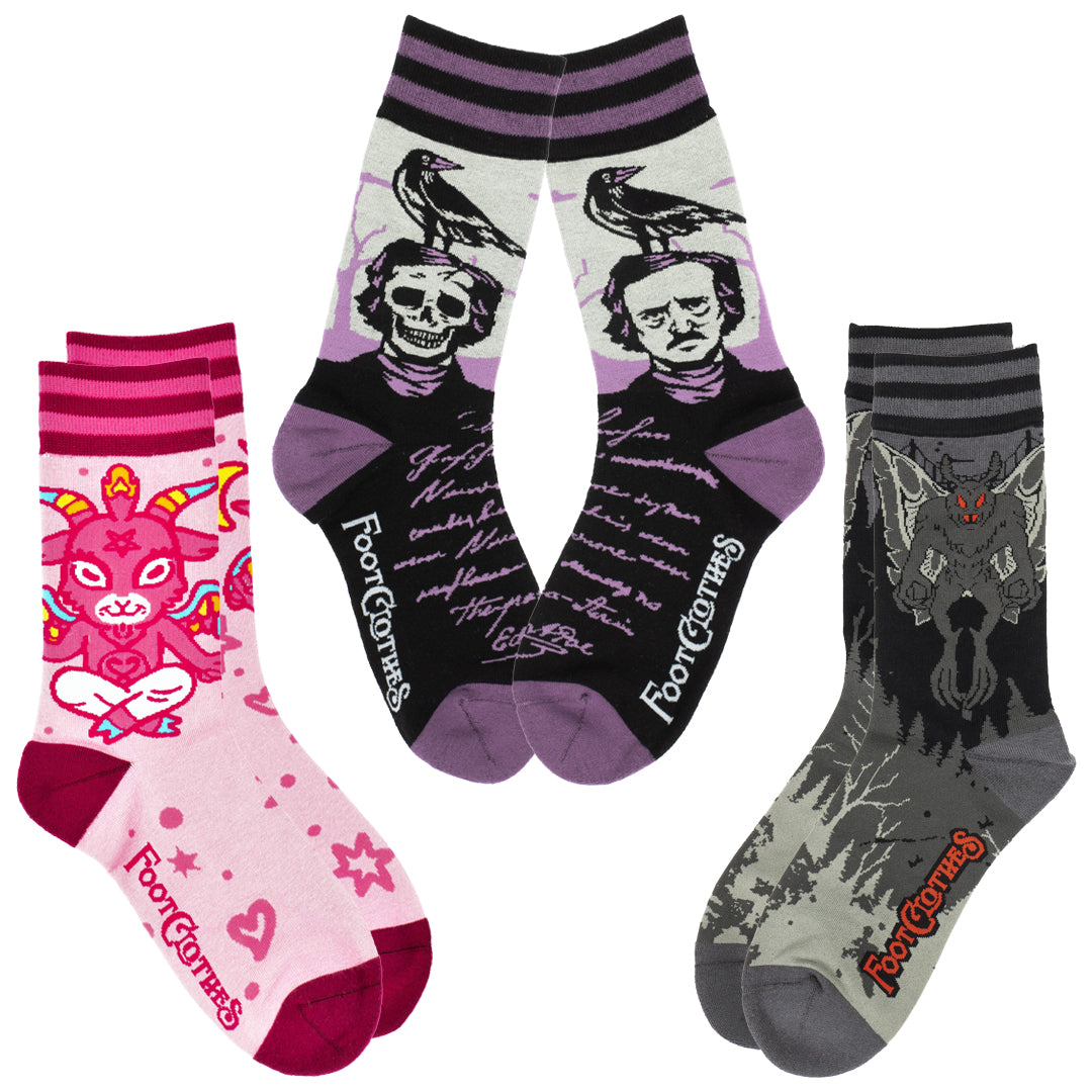 Best Sellers Crew Sock Pack | 3 Designs from FootClothes