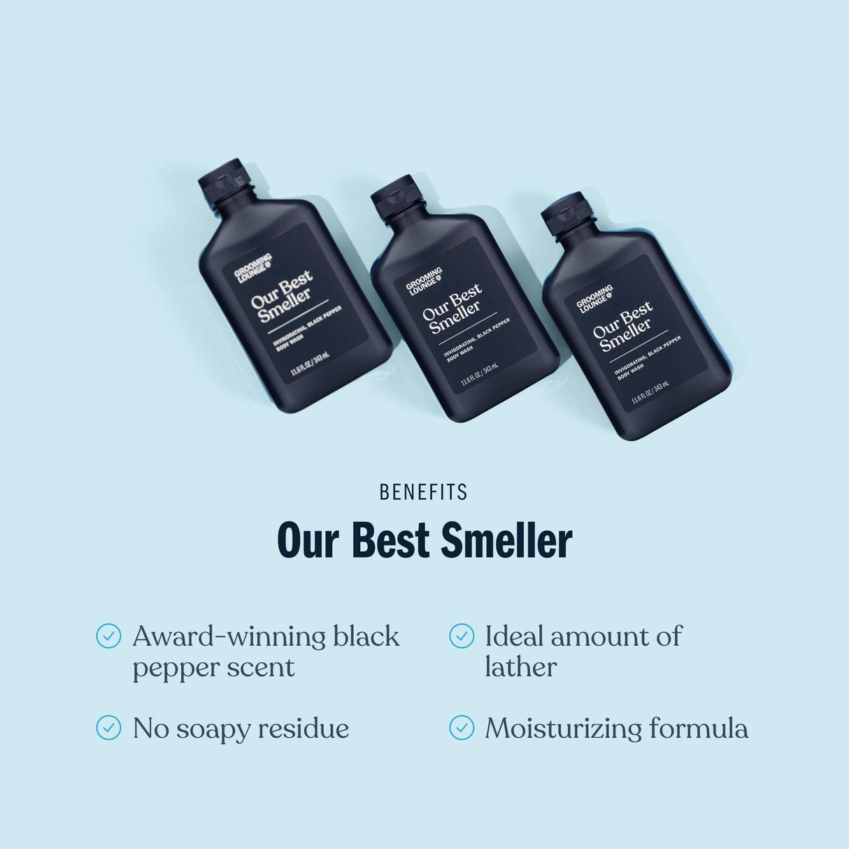 Grooming Lounge Our Best Smeller Body Wash - 3 Pack (Save $9) from Grooming Lounge