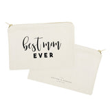 Best Mom Ever Cotton Canvas Cosmetic Bag from The Cotton & Canvas Co.