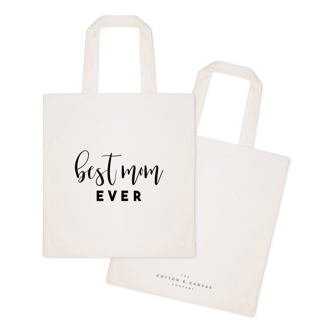 Best Mom Ever Cotton Canvas Tote Bag from The Cotton & Canvas Co.