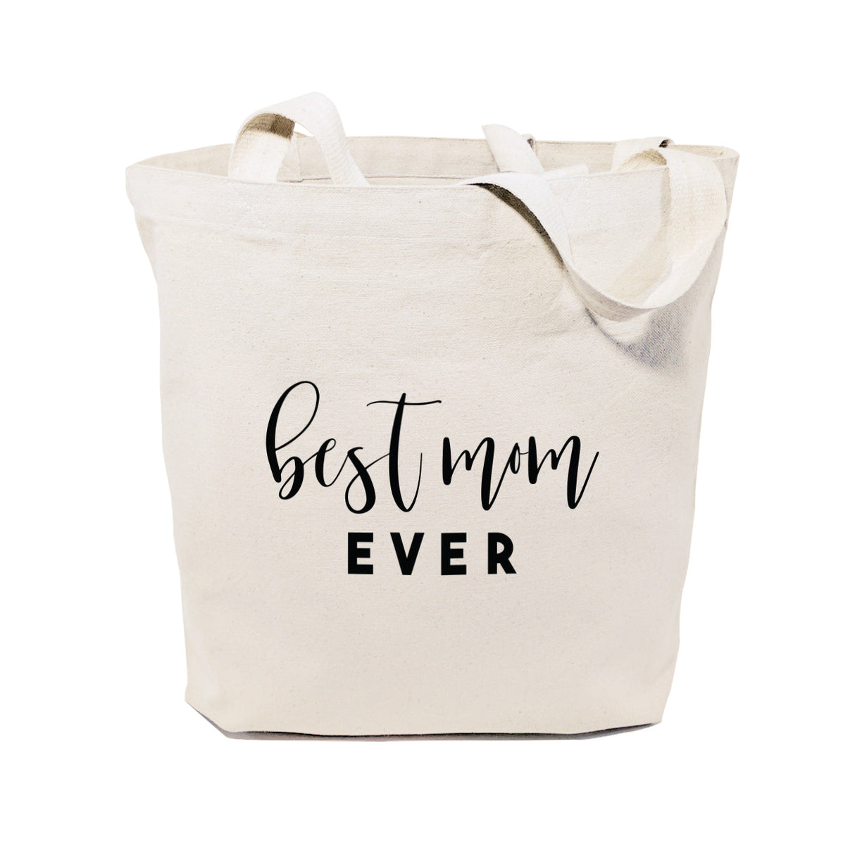 Best Mom Ever Cotton Canvas Tote Bag from The Cotton & Canvas Co.