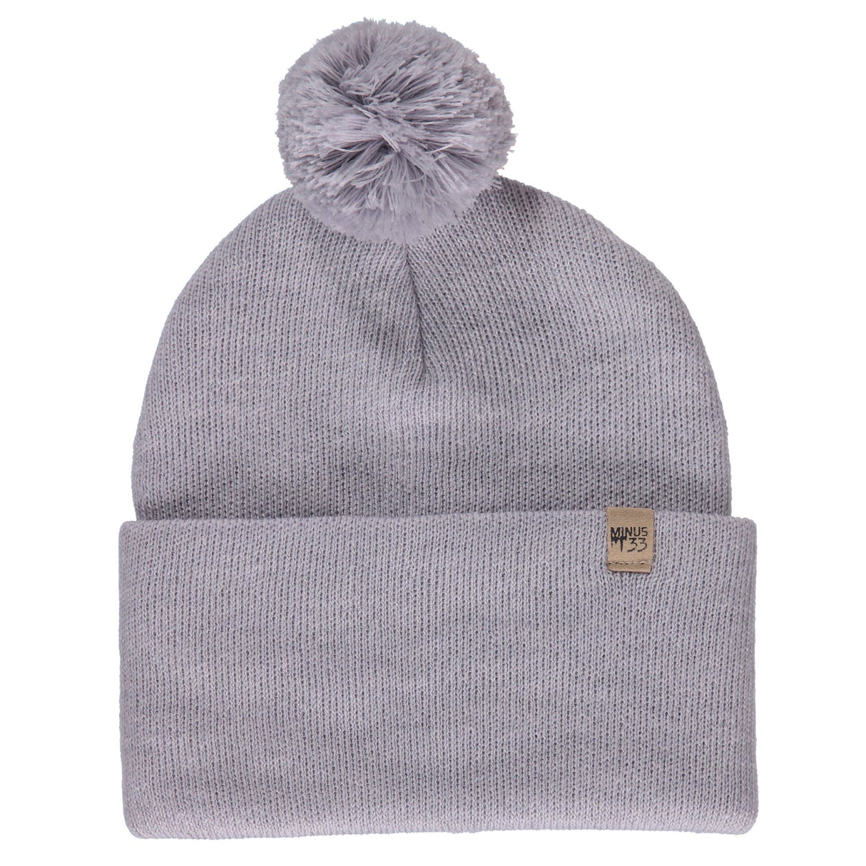 Midweight - Everyday Knit Cuff Pom Beanie 100% Merino Wool from Minus33 Merino Wool Clothing