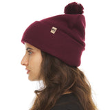 Midweight - Everyday Knit Cuff Pom Beanie 100% Merino Wool from Minus33 Merino Wool Clothing