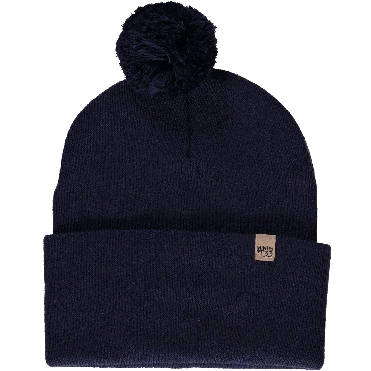 Midweight - Everyday Knit Cuff Pom Beanie 100% Merino Wool from Minus33 Merino Wool Clothing