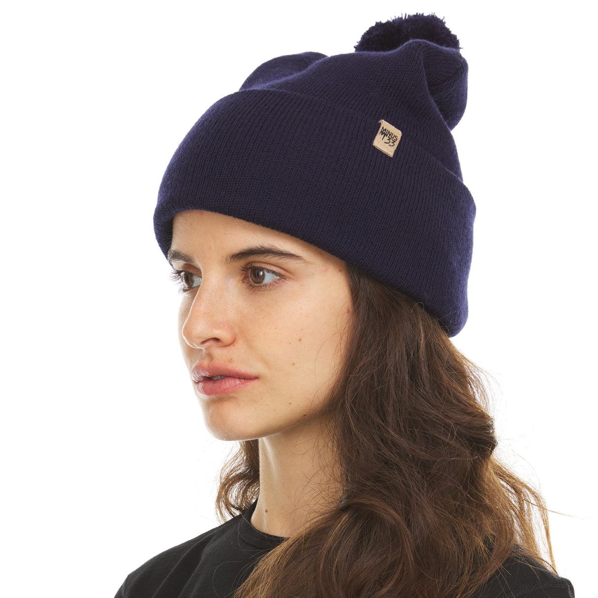 Midweight - Everyday Knit Cuff Pom Beanie 100% Merino Wool from Minus33 Merino Wool Clothing