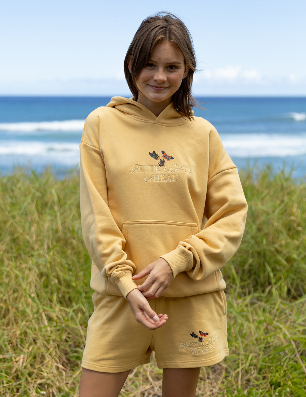 Better Days Butterfly Unisex Hoodie from Elevated Faith