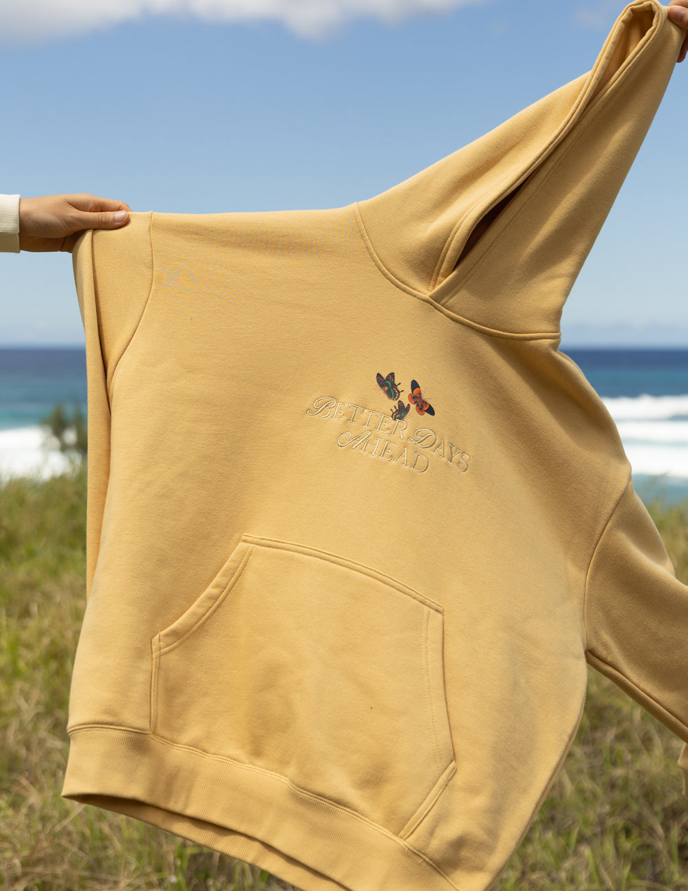 Better Days Butterfly Unisex Hoodie from Elevated Faith