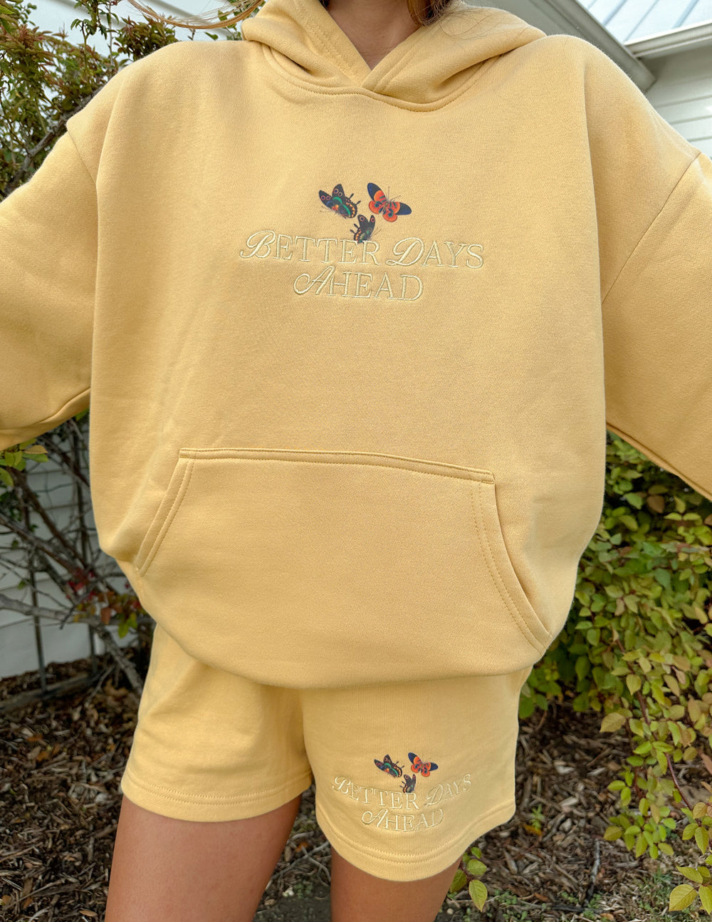 Better Days Butterfly Unisex Hoodie from Elevated Faith