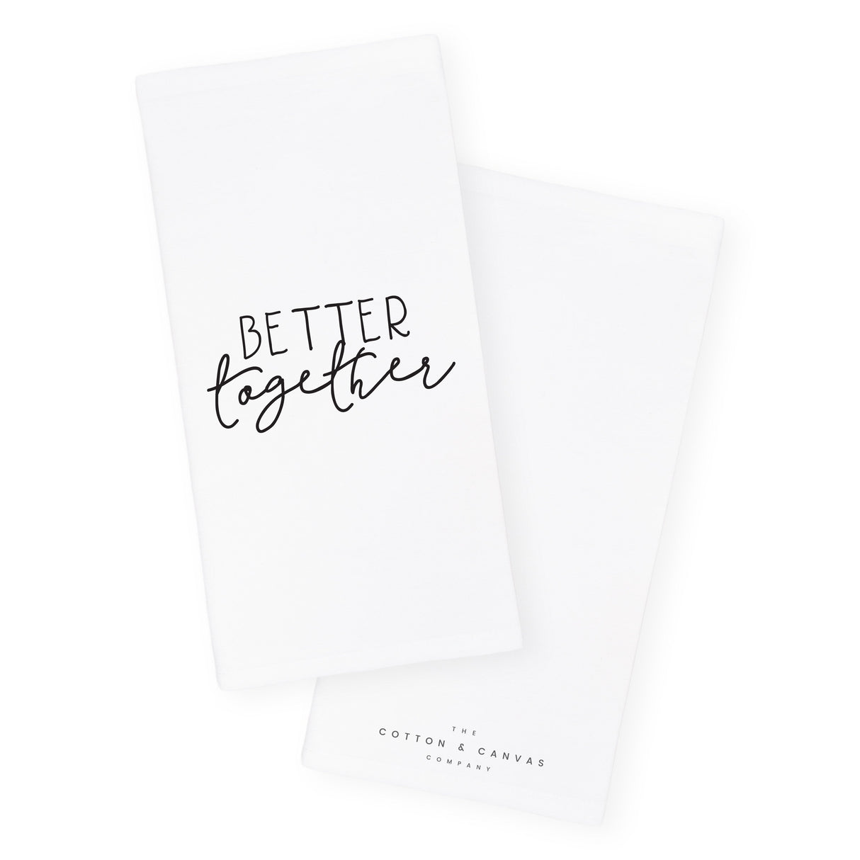 Better Together Cotton Canvas Kitchen Tea Towel