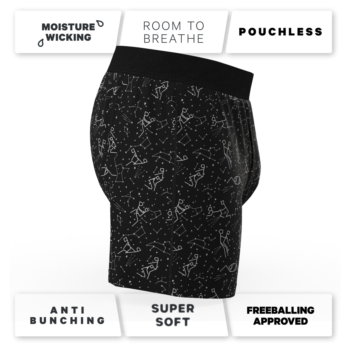 The Big Bang | Glow In The Dark Constellation Boxers from Shinesty