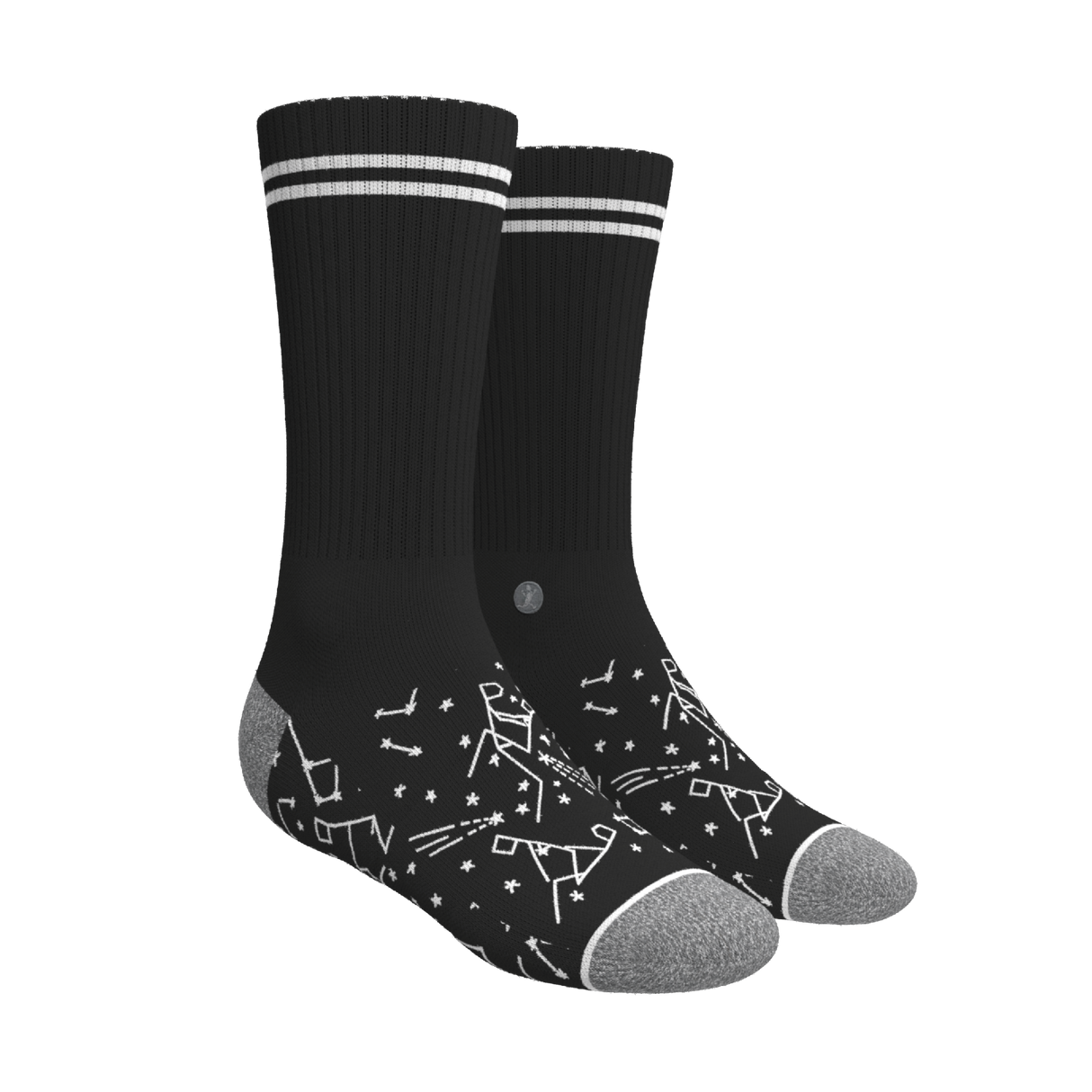 The Big Bang | Constellation Heel Hammock™ Crew Socks from Shinesty