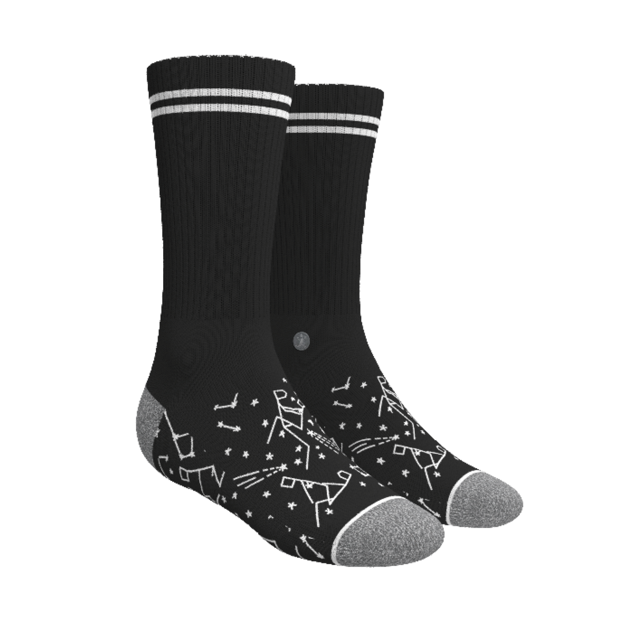 The Big Bang | Constellation Heel Hammock™ Crew Socks from Shinesty