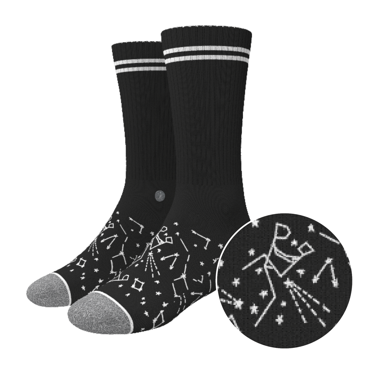 The Big Bang | Constellation Heel Hammock™ Crew Socks from Shinesty