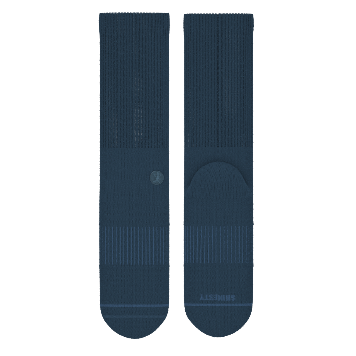 The Big Blue | Navy Heel Hammock™ Crew Socks from Shinesty