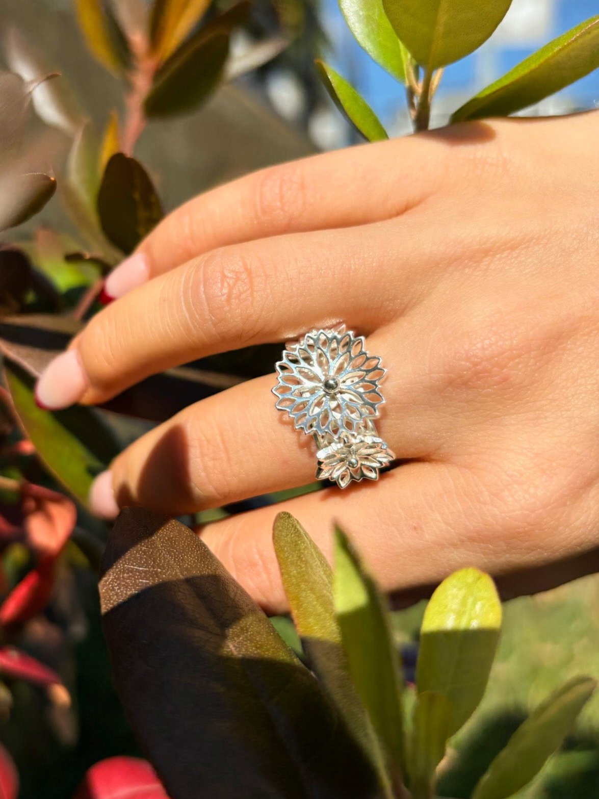 Big Bouquet Filigree Ring from Ash & Rose