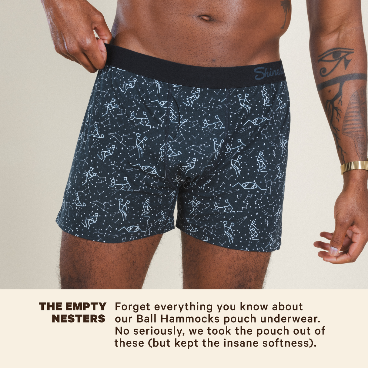 The Big Bang | Glow In The Dark Constellation Boxers from Shinesty