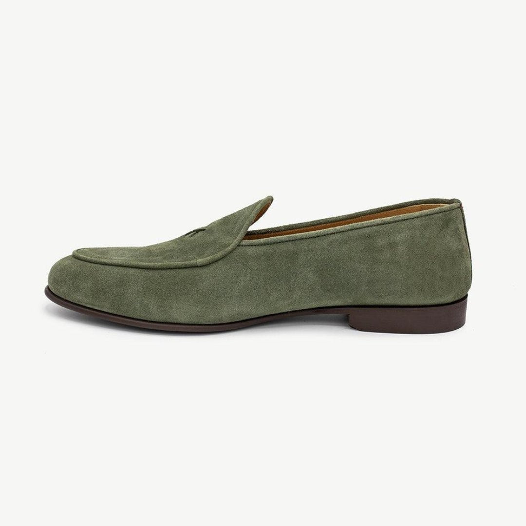 Women's Birch Suede Milano Loafer From Del Toro Shoes