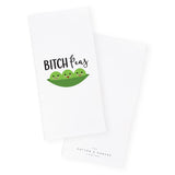 Bitch Peas Cotton Canvas Kitchen Tea Towel
