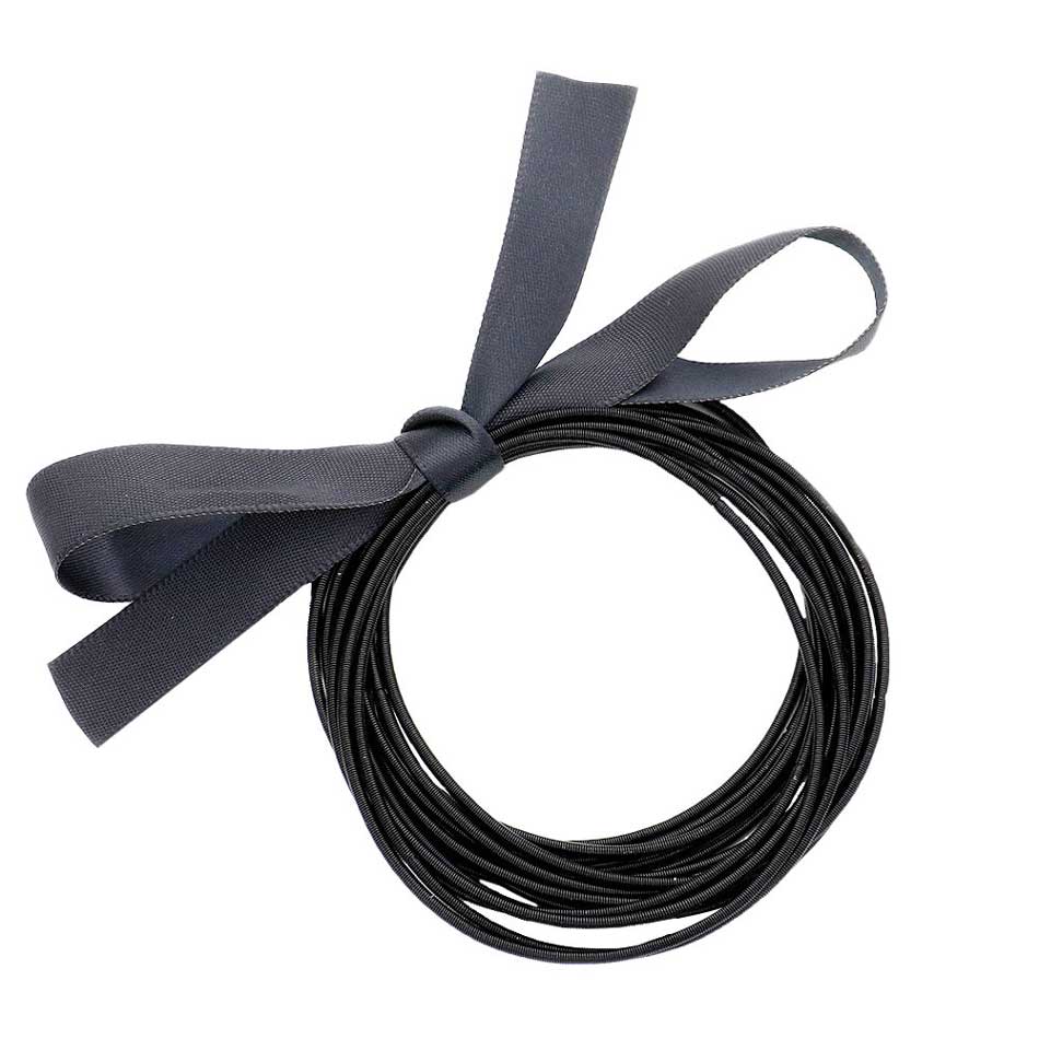 15PCS Guitar String Stackable Stretch Bracelets from Madeline Love