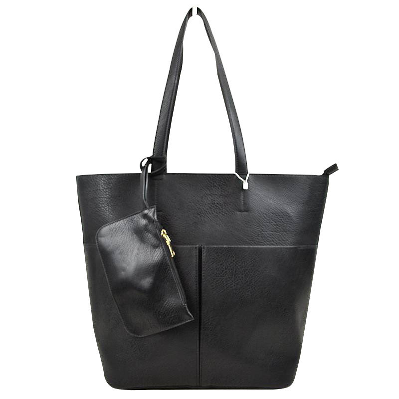 3 In 1 Large Soft Faux Leather Womens Tote Handbags  from Madeline Love