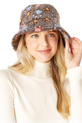 ANIMAL PAWS FAUX FUR BUCKET HAT from Madeline Love
