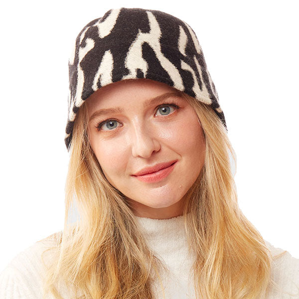 Animal Patterned Soft Fabric Bucket Hat from Madeline Love