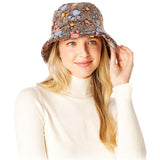 Animal Paw Faux Fur Bucket Hat from Madeline Love