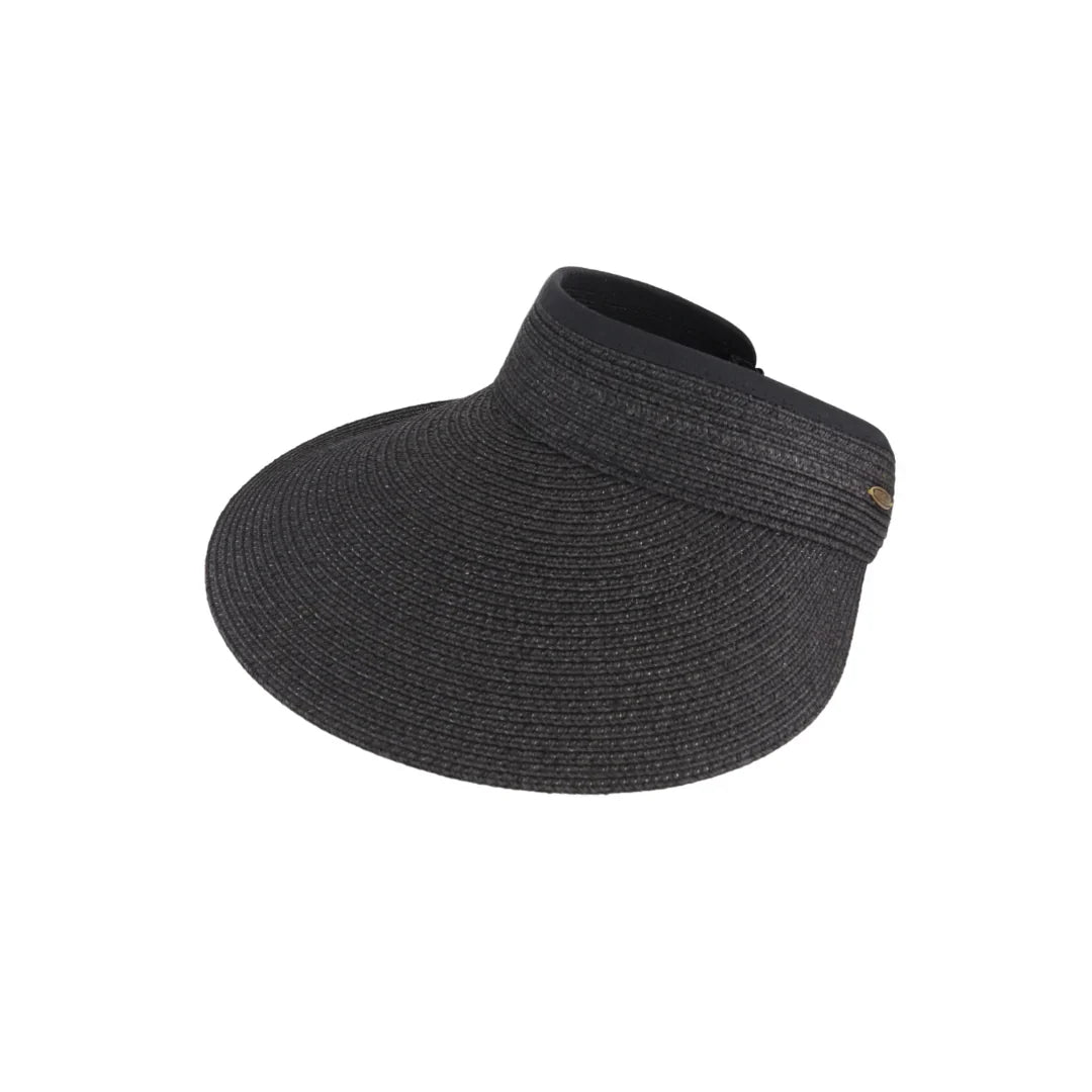 Blended Straw C.C Sun Visor from Madeline Love
