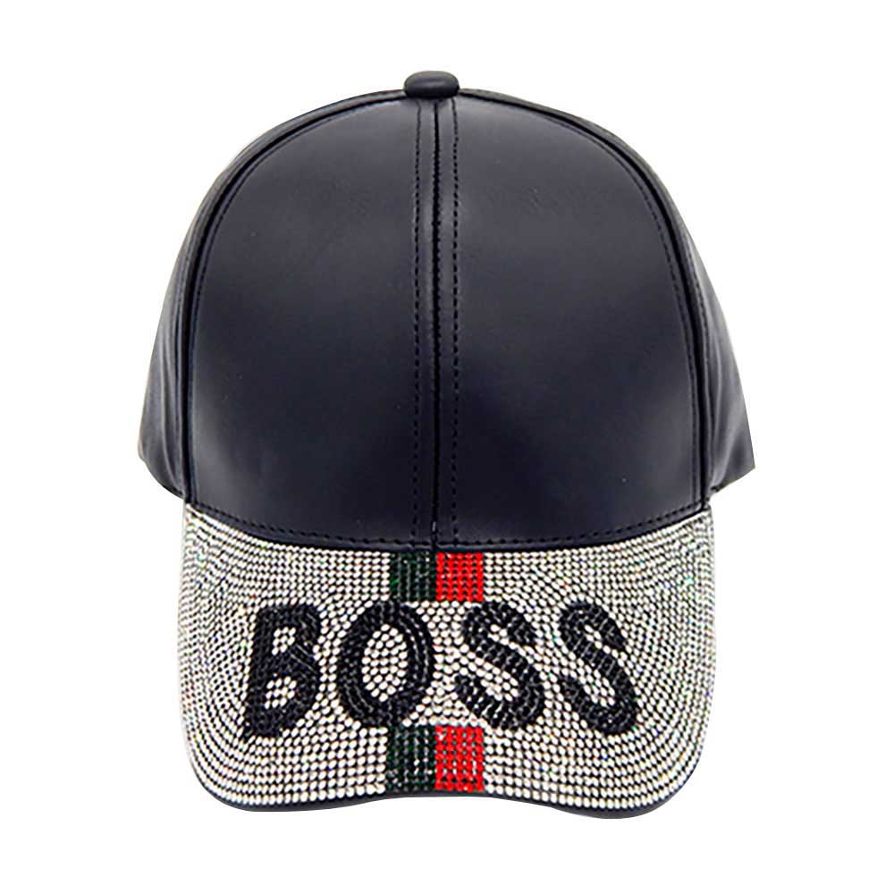 Bling Boss Message Baseball Cap from Madeline Love